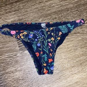 aerie Floral Cheeky Bathing Suit Bottoms